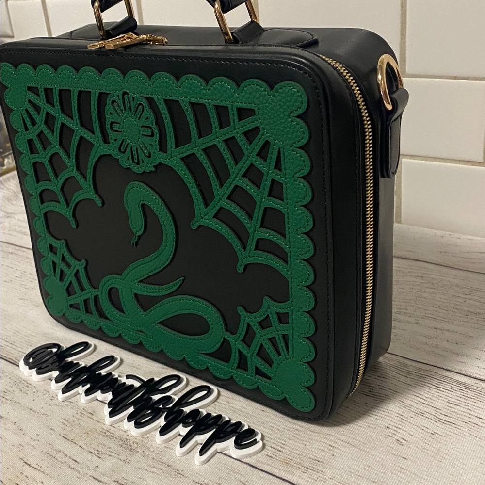 *Backstitch Bruja Snake Papel Picado Bag Purse - Harry Potter Slytherin Hogwarts - Picture 2 of 11
